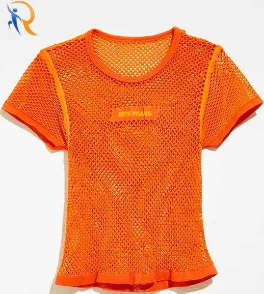 Mens Fish Net Summer Party Baby Tee