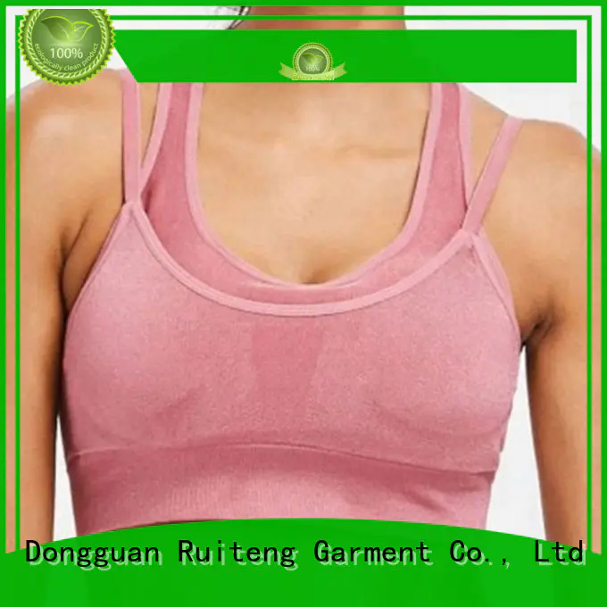 Ruiteng training ladies sports bra factory price for outdoor