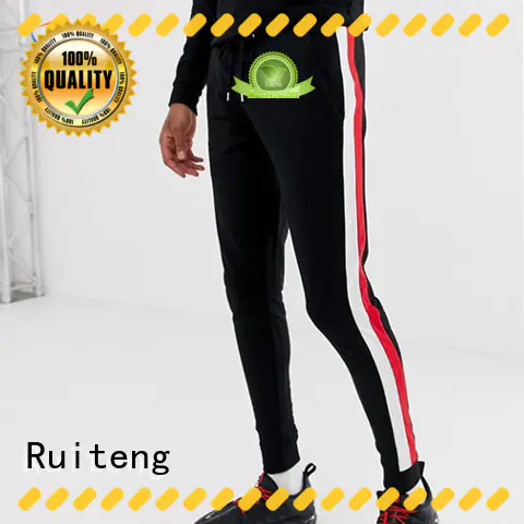 Ruiteng mens grey skinny joggers manufacturers for sports