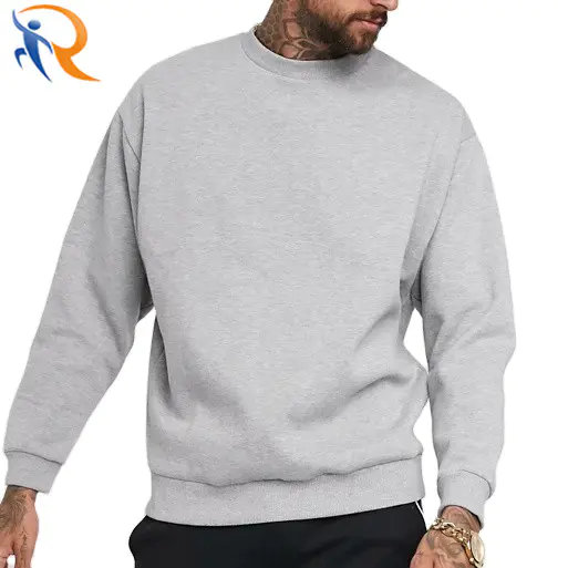 Custom Design Handmade Oversized 100% Cotton Sweatshirts For Men