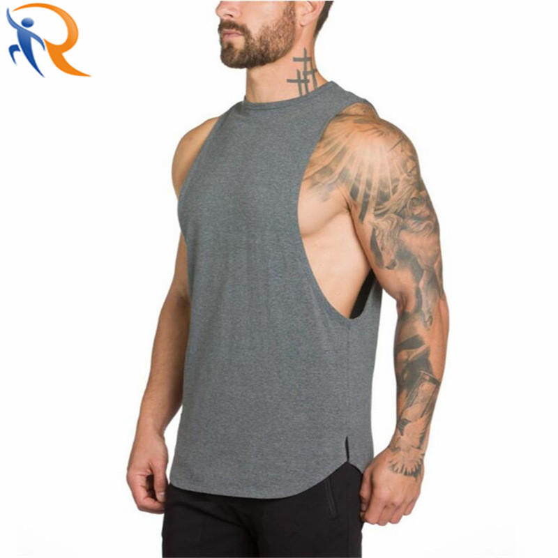 Men Gym Wear Sportswear Quick Dry Workout Sleeveless Vest Singlet