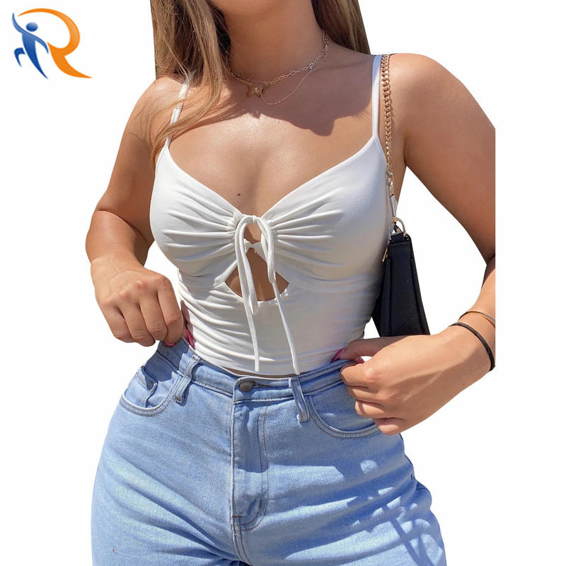 Summer Collection Women Bandage Outfits Sexy Tank Top Sleeveless Top