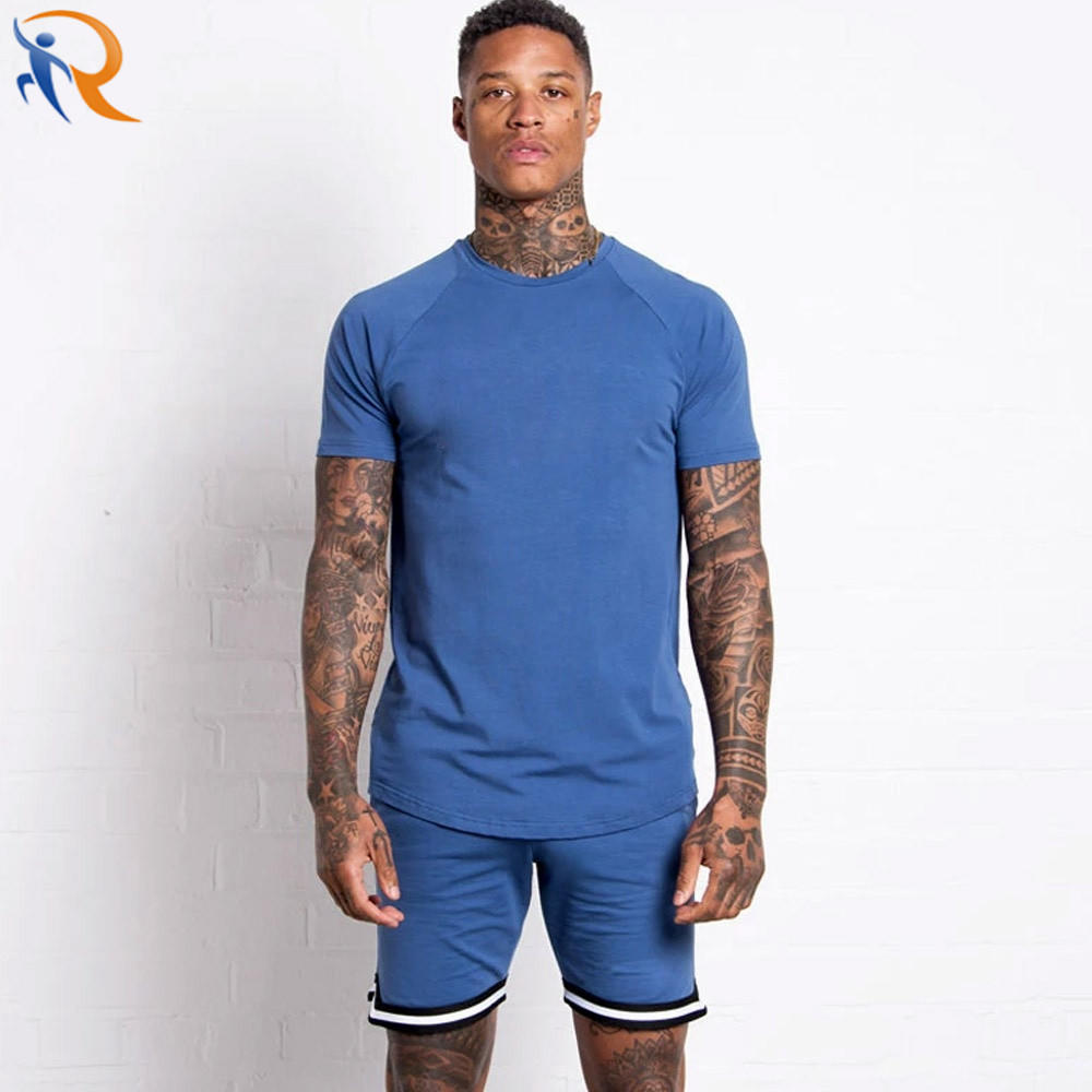 Men Casual Clothes Summer 2 Piece Set Sports Suits Shirts and Shorts