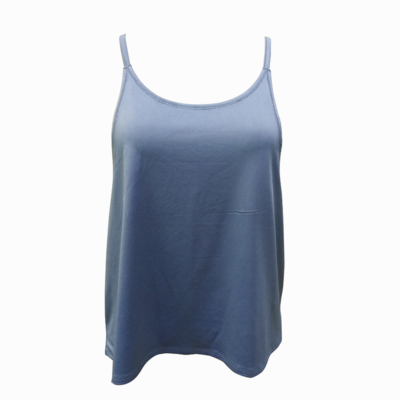 product-Women′s Gym Crew Neck T-shirt Vest Top Yoga Sleeveless Short Top Camisole Vest Sports-Ruiten
