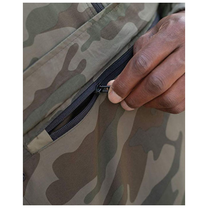 product-Ruiteng-New Waterproof Half Zipper Hoodie Men 100 Nylon Light Weight Camouflage Quick Dry Su