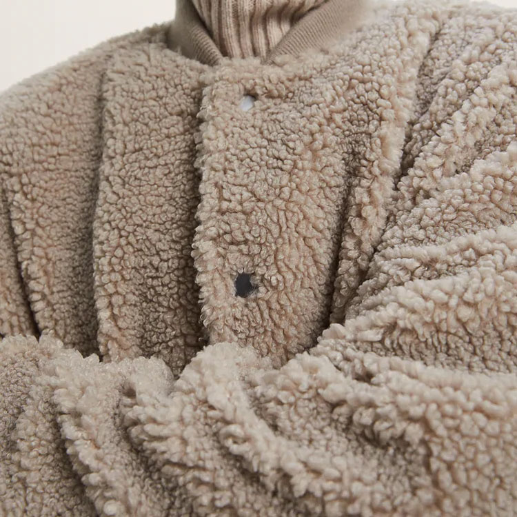 product-Wholesale Blank Autumn Polyester Woolen Fur Fleece Jacket Coat-Ruiteng-img