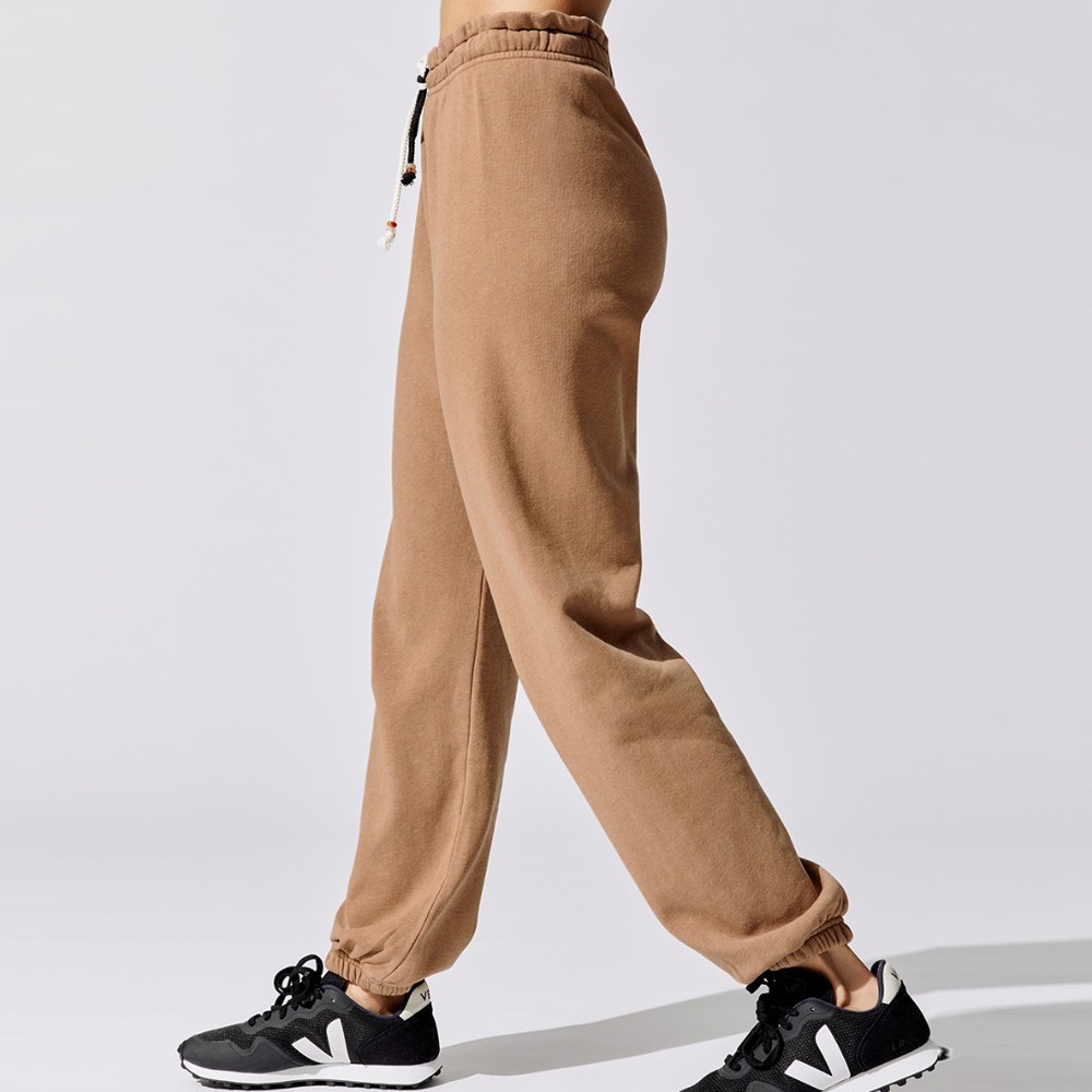 product-Wholesale Women Long Jogger Drawstring Cotton Terry Fashion Sweatpants-Ruiteng-img