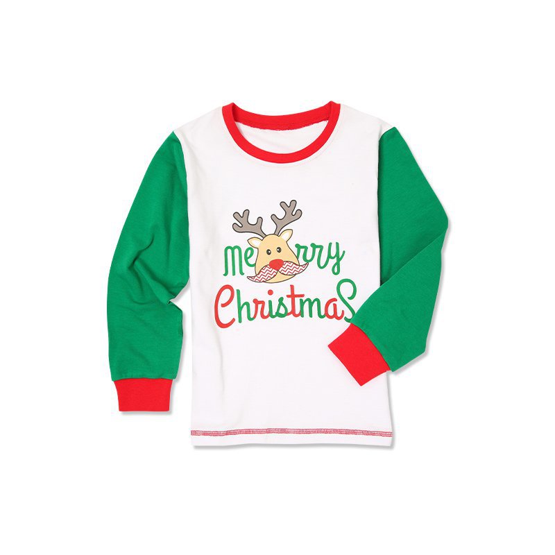 product-Ruiteng-New Fashion Night Wear Home Wear Stripe Parent-Child Set Christmas Pajamas Family-im