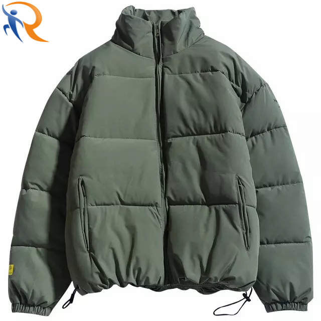 Wholesale Men Stand Collar Winter Blank Down Jacket Fashion Style Plus Size Puffer Jacket