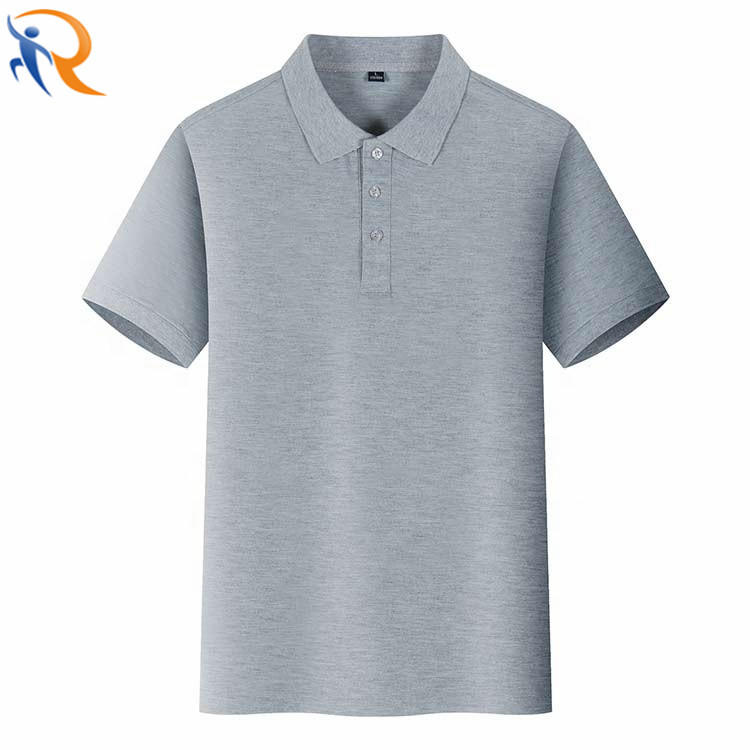Men′s Short Sleeve Quick Dry Polo Shirt Plain Sports Golf Breathable Casual Blank Polo Tee