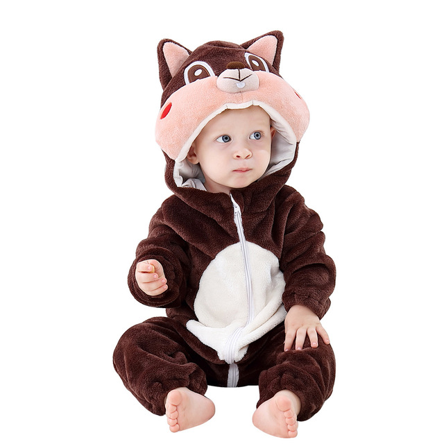 product-Baby Rompers Winter Unisex Toddler Animal Jumpsuit Infant Clothes Pajamas Kids Overalls Wear