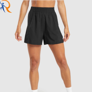 Women's Custom Logo Pattern Summer Wicking Sweat Breathable Quick Drying Sports Fitness Shorts Running Shorts