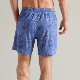 product-Mens Casual Outdoor Sportswear Reactive Print Drawstring Elastic Band With Pockets Beach Sh