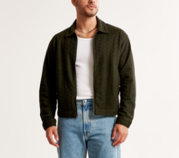 product-Mens Autumn Outdoor Sports Jackets Cropped Lace Zipper Jackets-Ruiteng-img