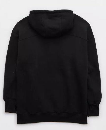 product-Wholesale Custom Logo Womens Winter Warmth Cotton Solid Black Color Sportswear Pullover Hood