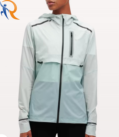 Womens Zip Up Outfits Windproof Waterproof Activewear With Invisible Pockets Jackets