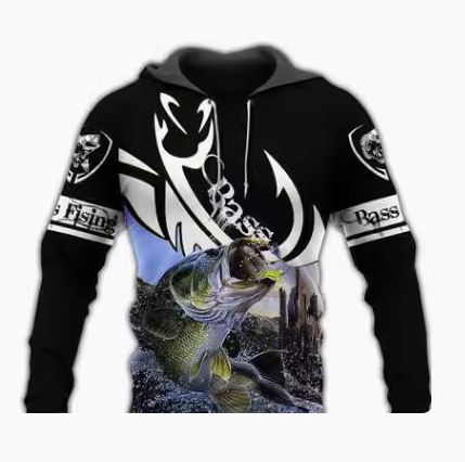 product-Ruiteng-oversized mens wear fishing and hunting series hooded hoodie spring and autumn long-