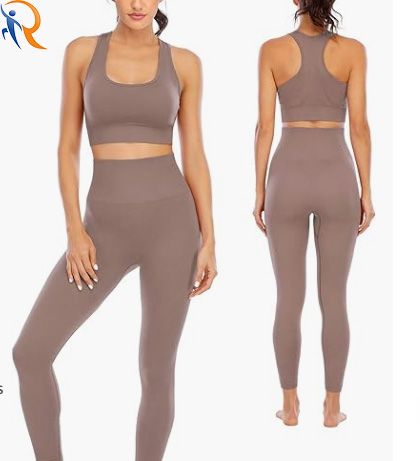 High Elastic Slim Fitting Sexy Yoga Suits 2 Pieces Padded Tank Top & Yoga Pants