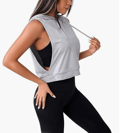product-Ruiteng-Sweatwear Womens Wholesale Custom Gym Workout Tank Top Exercise Sportswear Hoodied J