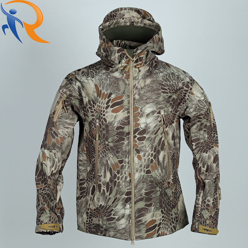 Mens Customized Clothing Outdoor Sportswear Wholesale Wear-resistant Multi-zipper Pocket Hunting Hidden Silent Jacket