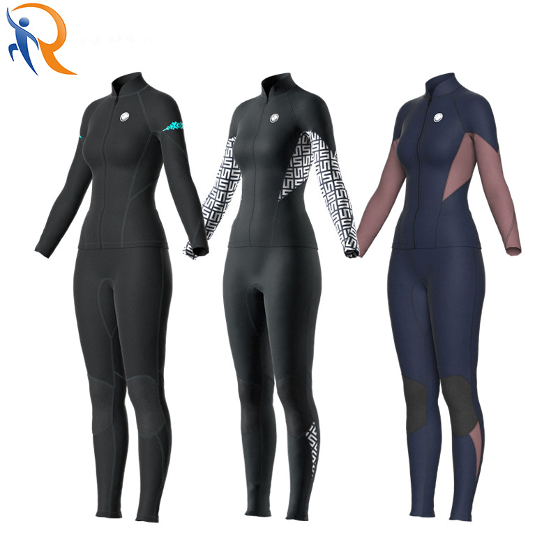 2mm Separate Diving Suit Womens Clod Warm Jellfish Surf Suit Wet Clothes Winter Swiming Suit