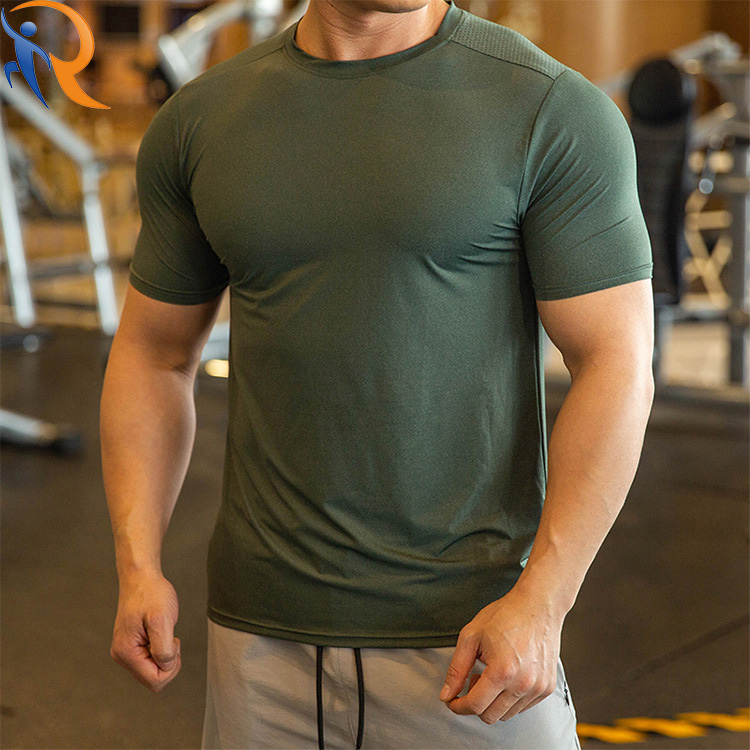 OEM Mens Wholesale Quick Dry Gym Fitness Muscle T-shirt