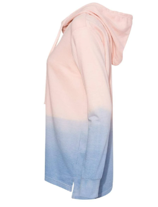product-Cotton V-neck Outdoor Sportswear Hoodies With Gradient Color-Ruiteng-img