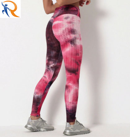 Fashion Tie-dye High-Elastic Sweatpants Gymwear  Fitness Legging & Yoga Pants