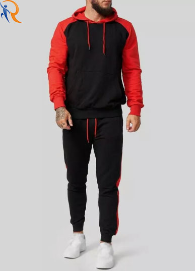 Customization Logo Mens High quality Cotton Outdor Sportswear Fitness Tracksuits