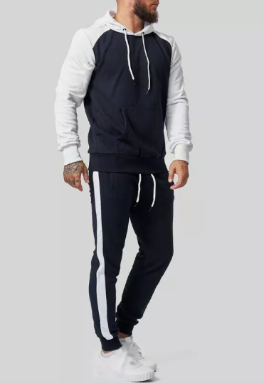 product-Customization Logo Mens High quality Cotton Outdor Sportswear Fitness Tracksuits-Ruiteng-img