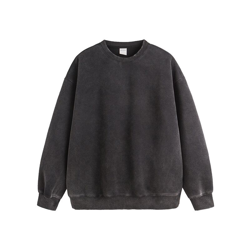 product-Vintage Round Neck Hoodie Unisex Customized Spring Autumn Pullover Tops-Ruiteng-img