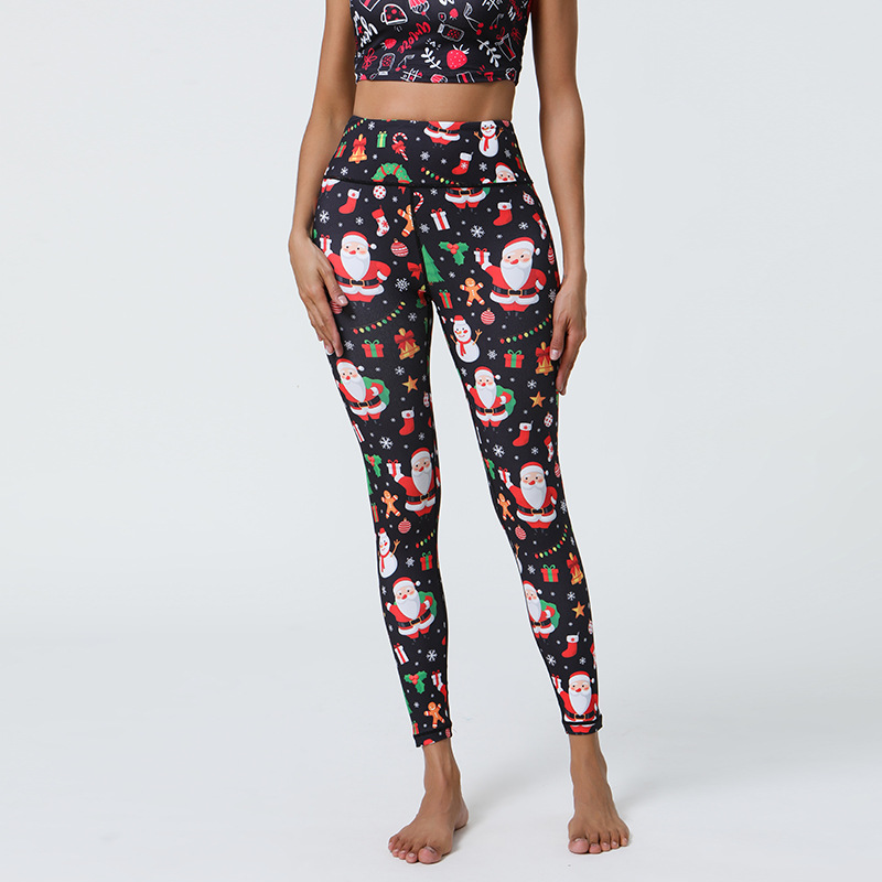 product-Womens Digital Printing High Stretchy Yoga Legging Running Pants-Ruiteng-img