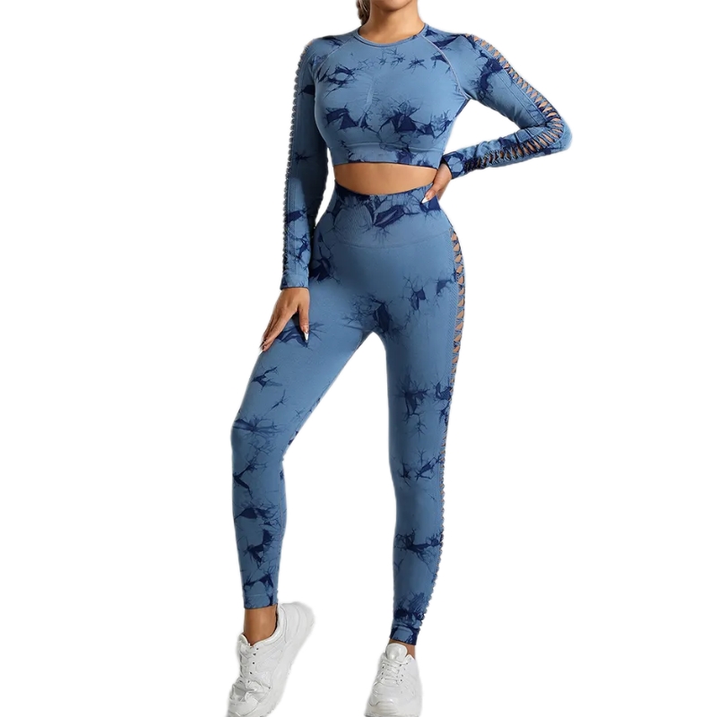 product-Ruiteng-Seamless Gym Custom Logo Tie Dye Yoga Suit For Women-img
