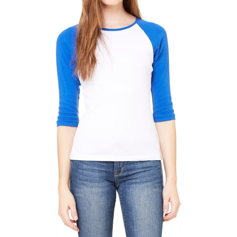 product-Womens High Quality Cotton Custom Slim Fit Raglan Sleeve T-shirt-Ruiteng-img