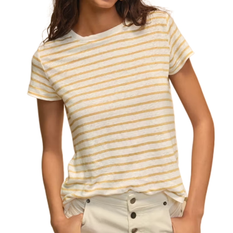 product-Ruiteng-Crewneck Vintage Striped Cotton T-shirt-img
