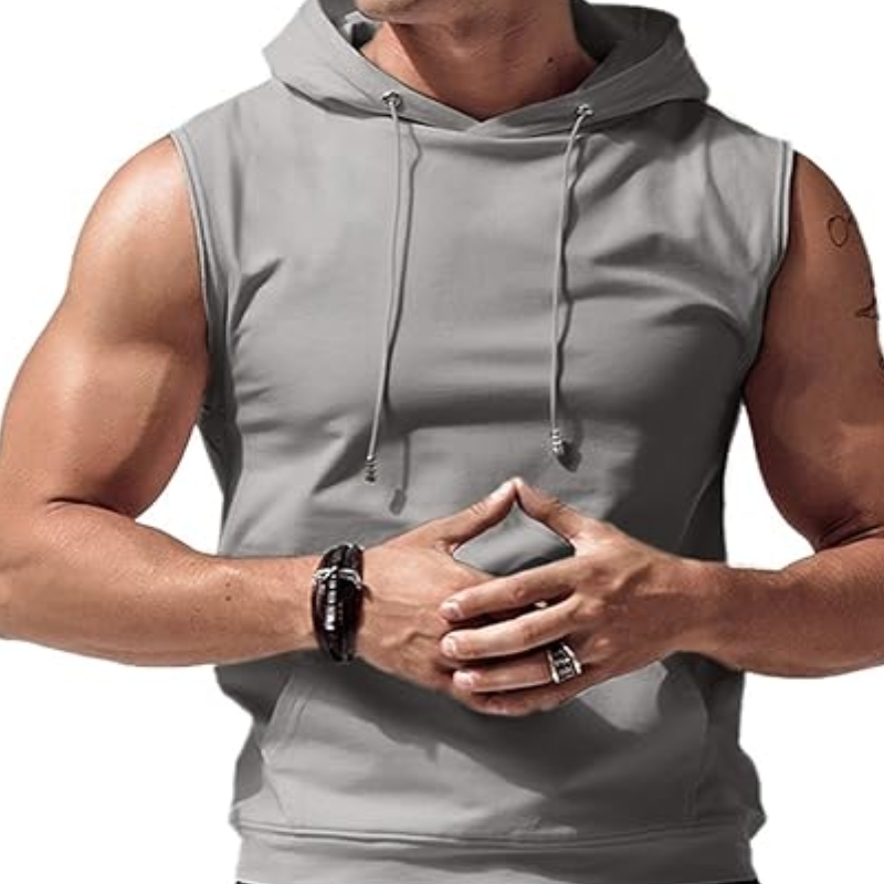 product-Hooded Sleeveless Gym Tank Tops-Ruiteng-img