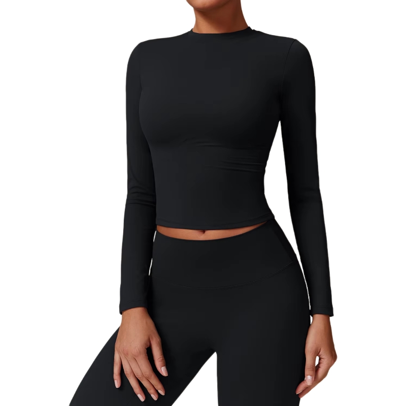 product-Ruiteng-WomenS Yoga Top Quick Dry Long Sleeve T-shirts Sports Top-img