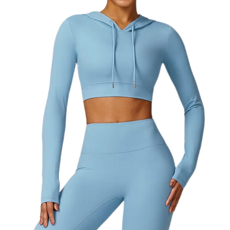 product-Ruiteng-Women Sexy Sports Crop Top Yoga Hoodie-img