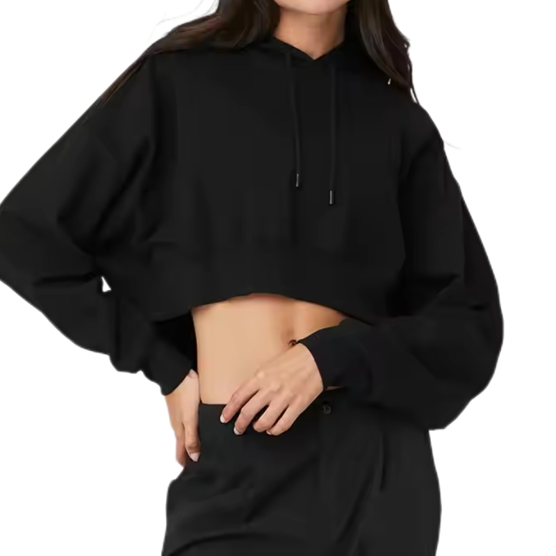 product-Ruiteng-Loose Casual Fitness Sports Cropped Running Hoodies for Women-img