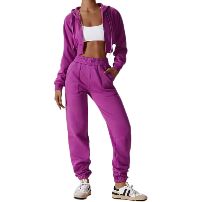product-Ruiteng-Crop Top Heavy Zipper Hoodie-img
