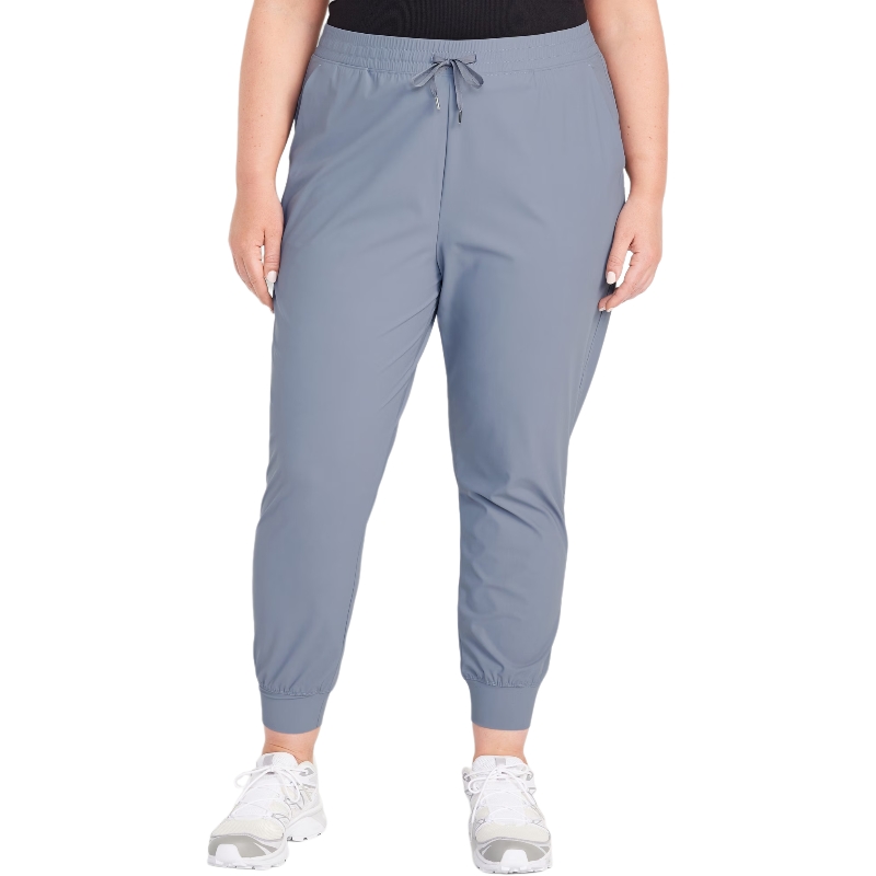 product-High-Waisted Elastic Waist Drawstring Casual Joggers-Ruiteng-img