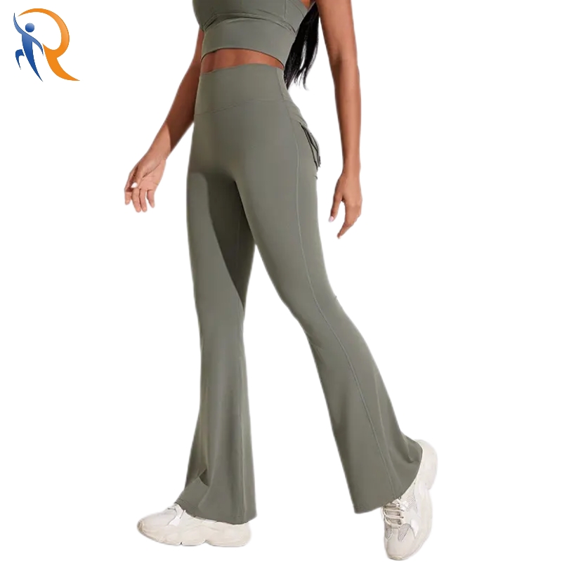 Butt Lifting Yoga Fitness Sports Pocket Flare Pants