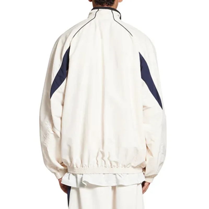 product-Custom Contrast Color Jacket Set Nylon Polyester Windbreaker Nylon Tracksuit Men-Ruiteng-img