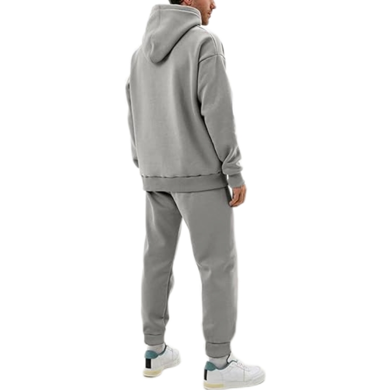 product-Mens 2 Piece Tracksuits Fleece Pullover Sweatsuits-Ruiteng-img