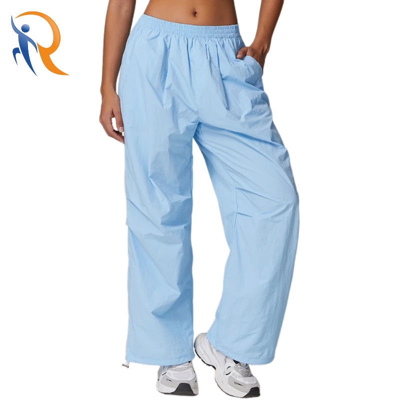Women's Lightweight Leg Draw Rope Running Sports Long Pants