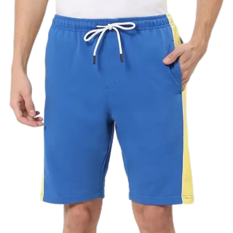 product-Ruiteng-Contrast Color Side Stripe Sportswear Gym Shorts-img