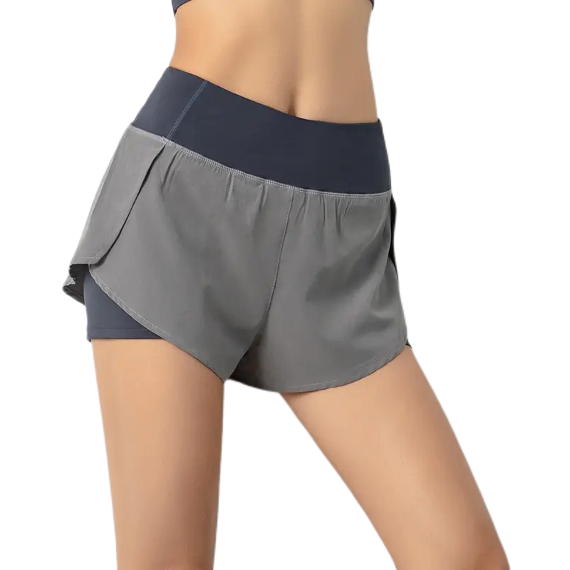 product-Womens Double Layered Sport Bike Running shorts-Ruiteng-img
