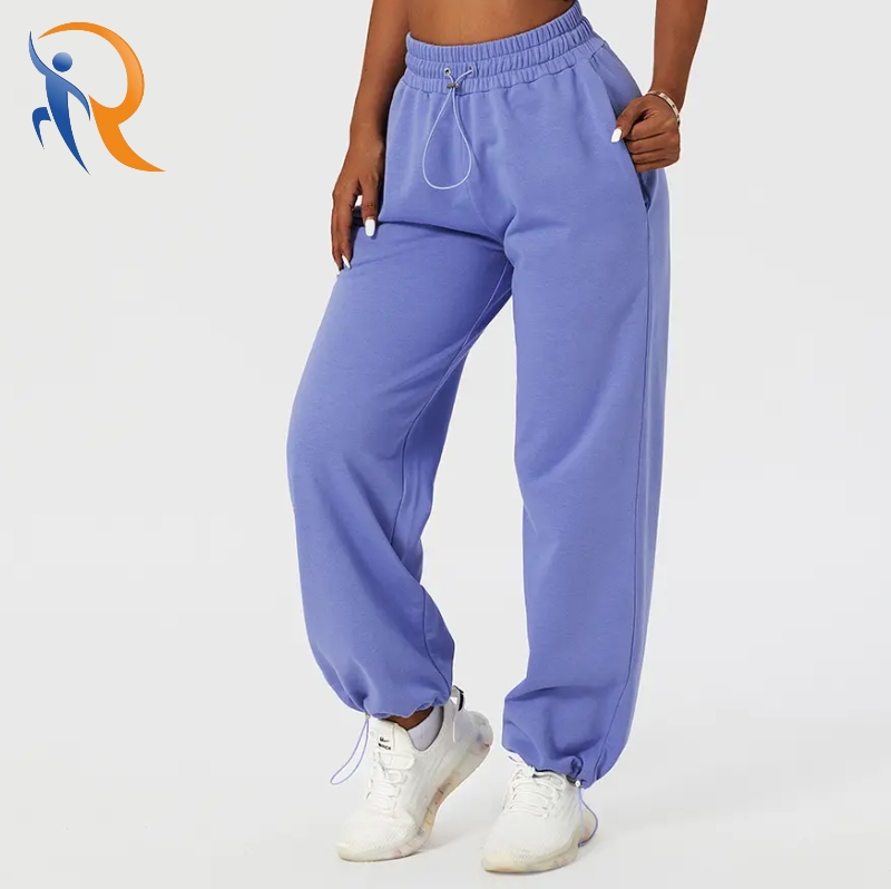 Cotton Loose Fit Drawstrings Sweatpants Joggers for women