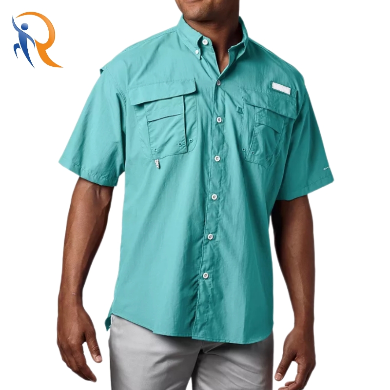 Men's Outdoors UPF-50 Quick Dry Shirt Flap Pocket