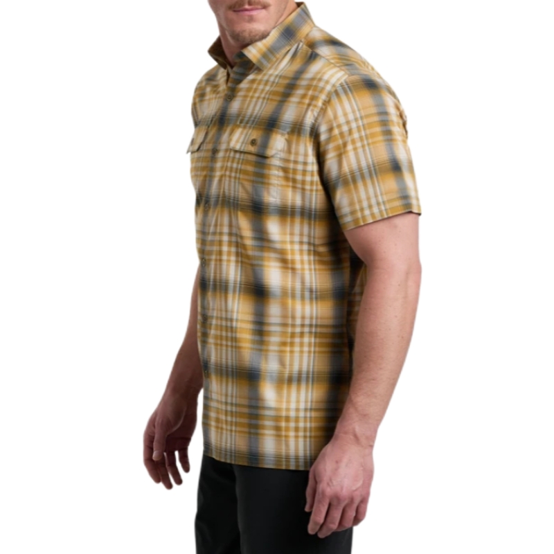 product-Mens Custom Front Flap Pocket Outdoor Plaid Shirt-Ruiteng-img